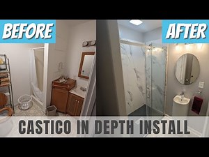 Castico Composite Stone Shower Kit - STEP BY STEP INSTALLATION!