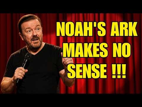 (Stand Up Comedy) Ricky Gervais DESTROYS The Logic of Noah's Ark! 😂