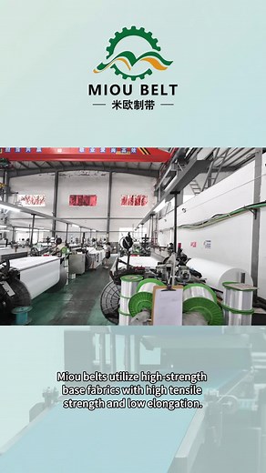 Miou belts utilize high-strength base fabrics with high tensile strength and low elongation. #conveyorbeltfactory #conveyorbelt #industrialbelts #custombelts #treadmillbelt #logisticsconveyorbelt #foodconveyorbelt #pvcconveyorbelt #sandingmachineconveyorbelt #fyp
