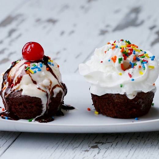 3.6M views · 46K reactions | Ice Cream Brownie Cups | Tasty | Facebook