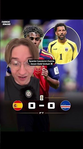 Spanien kassiert Karma 😂😂 | #WM2026 #FifaWorldCup #Fussball #Spanien