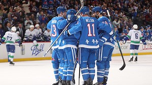 Landeskog tips one in the slot