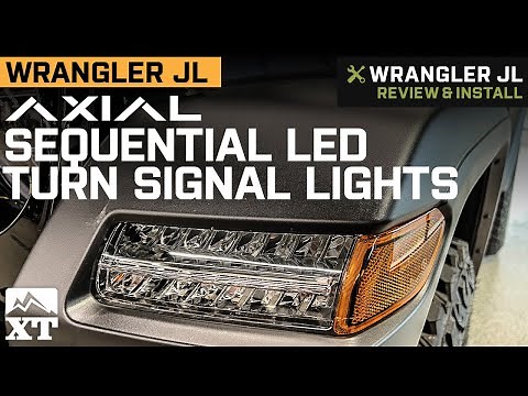 Jeep Wrangler JL Axial Sequential LED Parking/Turn Signal Lights Review & Install