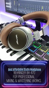 Best Budget Studio Monitoring Headphone Behringer BH 470 is now available in Bangladesh. Order Now: https://gear4edm.com/product/behringer-bh-470/ | Gear4EDM