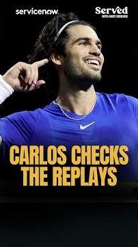 CARLOS CHECKS THE REPLAYS