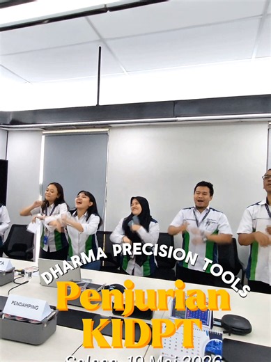 PT Dharma Precision Tools Improvement Convention 2026. ✨️ Dalam rangka mendorong semangat continuous improvement dan mewujudkan visi PT Dharma Precision Tools sebagai perusahaan engineering terbaik, kami mengadakan Evaluasi & Development Improvement sekaligus pemberian Reward bagi para Pejuang Improvement terbaik kami. Program ini hadir sebagai wadah bagi seluruh tim untuk: 🎯 Menyusun risalah improvement secara terstruktur dengan metode PDCA 🎯 Memberikan penghargaan (reward) terhadap individu 