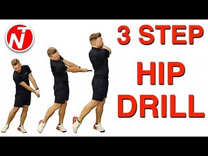 3 STEP HIP DRILL | GOLF TIPS | LESSON 196