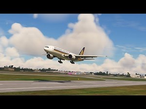 Landing Gear Failure! Boeing 777 Crash Landing at Jose Martí Airport