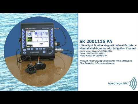 SK 2001116 PA - Ultra-Light Double Magnetic Wheel Encoder / PAUT - Compression Wave Inspection