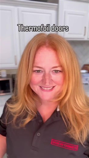 You should never paint the MDF that’s under thermofoil. Thermofoil are...