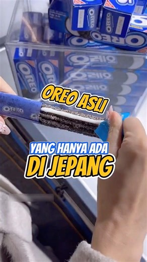 Oreo di jepang ternyata beda.