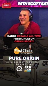 15K views · 65 reactions | Badge tells an all-time story from his time with Peter Jackson  First Choice Liquor Market | SENQ 693AM | Facebook