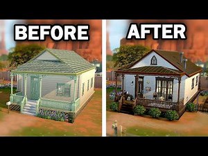 i fixed Strangerville's UGLY starter home in The Sims 4