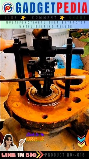 Multifunctional Gear Extractor Wheel Bearing Puller #shorts #youtubeshorts #viral #yt (Product 615)