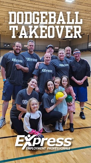 Things got competitive last weekend... 🏆 Express participated in a Dodgeball Tournament benefitting The Salvation Army Springfield IL & Sangamon County! Thank you to Team Red, White & Blue 💙 for organizing this event. Our team might've lost the tournament, but we did win Most Spirited! 📣 #ExpressPros #Dodgeball | Express Employment Professionals - Springfield, IL