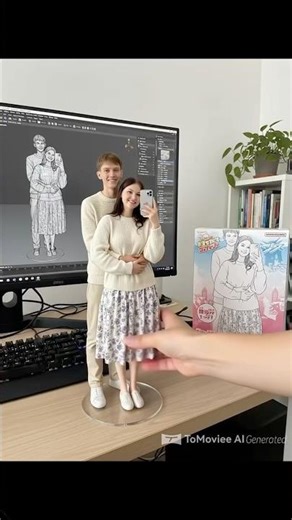 3D from a Single Photo 😱 #AI #3D #Magic