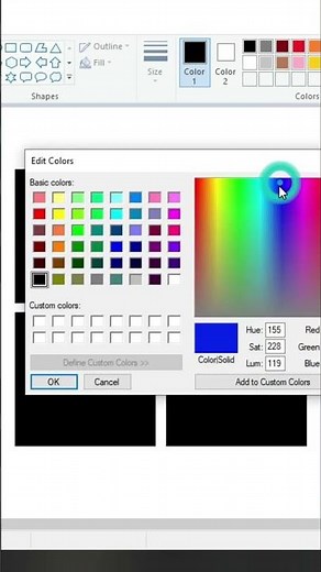 How to draw the 3D Windows 11 logo using MS Paint | How to draw on your computer #shorts