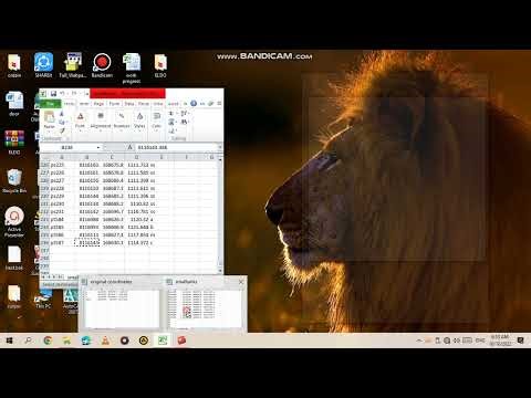 how to convert/change coordinates to a different system in surpac
