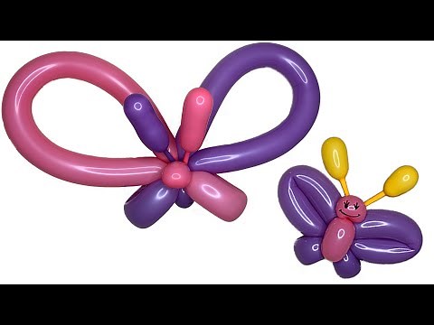 How To Make Balloon Butterfly - Twisting Tutorial