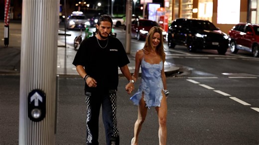 Nude artist Dina Broadhurst is seen with a new boytoy