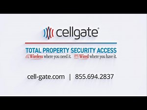 Total Property Security Access - CellGate's blend of wireless & wired security solutions #cellular