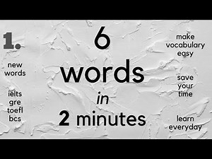 Learn new vocabulary Video 1 #vocabularywithsamin