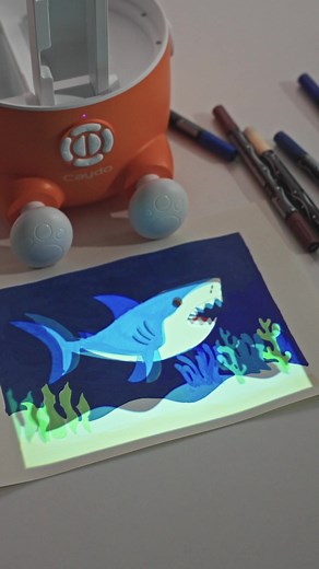 A shark that jumps off the page? 🦈💙 With the Caydo T3 Smart Projector, drawing turns into pure imagination — from sketch to motion in one swipe! ✨ https://www.caydo.com/products/kids-smart-projector-fun-drawing-learning-companion?ref=vazlsrym Perfect for little creators learning, exploring, and having fun along the way 🎨 What should we draw next? 👇 A. Dolphin 🐬 B. Dinosaur 🦖 C. Seahorse D. Unicorn 🦄 #caydo #artproject #kidsart #creativekids #drawingprojector #smartprojector #artforkids #t