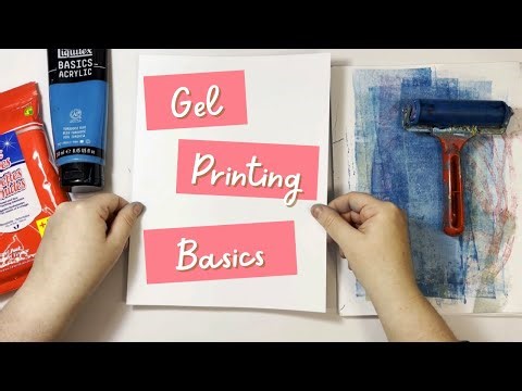 Gel Printing Basics | Easy Beginner’s Guide to Gel Plate Printing How to get started with gel plates