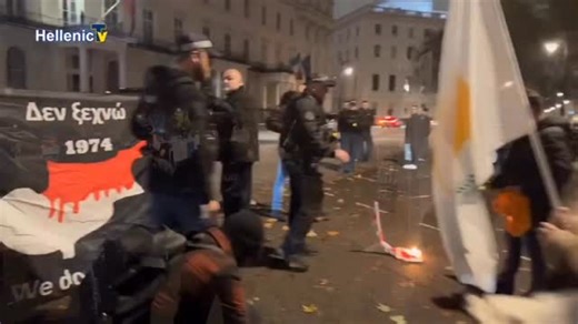 Eren Ali, a so-called Turkish Cypriot and member of the “Union of Cypriots – Ένωσις Κυπρίων – Kıbrıslılar Birliği,” burned the TRNC flag in London last week as he stood outside the Turkish Embassy alongside Hellenic supremacists. This video has been circulated widely across Greek Cypriot media. Let us be clear: the TRNC flag represents the struggle, sacrifice and survival of the Turkish Cypriot people. It symbolises our sovereignty, our identity, and the right of our people to live in safety and
