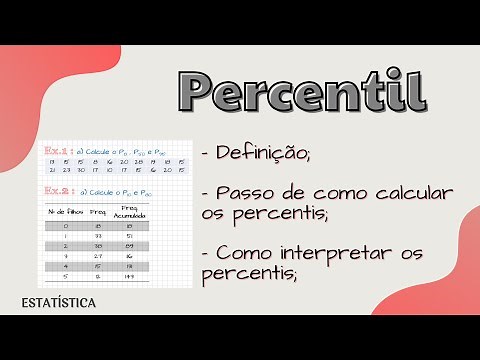 Como calcular o PERCENTIL ?