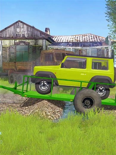 Mudrunner: Race Against the Clock, Blizzard Edition, Hauling Logs /EP386