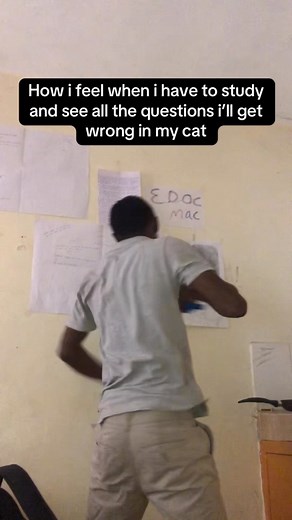 How i feel when i have to study and see all the questions i’ll get wrong in my cat | Edoc Mac