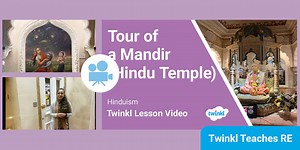 KS1 (Ages 5-7) RE: Tour of a Mandir Video Lesson