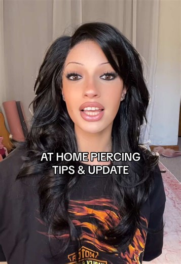 At Home Piercing Tips and Update