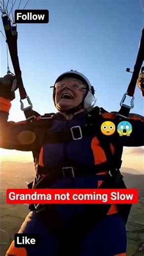Old Woman Paragliding Fearlessly | Age Is Just a Number😱