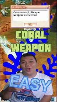 FLYFF UNIVERSE CORAL WEAPON CRAFTING (EASY)
