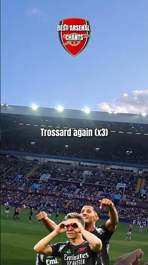*NEW* Arsenal Chant 🎶Trossard Again Ole Ole Aston Villa 0-2 Arsenal #arsenal #arsenalfc #football
