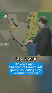 36K views · 250 reactions | THROWBACK: Channel 5's Harold Taft gives Groundhog Day weather forecast It's Groundhog Day! Today, NBC 5 is taking you back to Feb. 2, 1988, where "The World's Greatest Weatherman" gives the forecast. | NBC DFW | Facebook