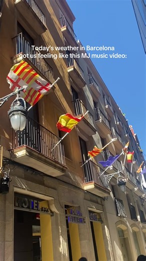 Just with more sun 🙂‍↕️ #barcelona #storm #wind #spain #viral