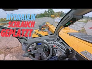 🚧 Loading operation with a breakdown! | Merlo 14.38 telehandler + 16m telescopic boom lift | Hydr...