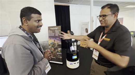 Canbee Robot Demo by Candela Technologies at Wi-Fi World Congress 2026, Mountain View, California. | Susinder Rajan Gulasekaran