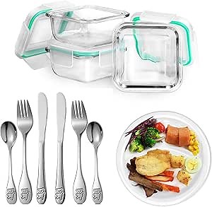 Bariatric Surgery Portion Control Kit-Include Portion Control Plate, Containers, Utensils for Gastric Sleeve Surgery