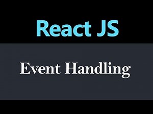 Event Handling in React JS (Hindi)