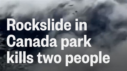Rockslide in Canada park kills two people
