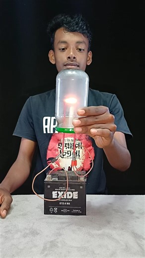 Light Bulb experiment #shorts #shortvideo