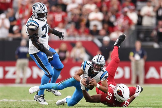 Panthers, Bryce Young rally from bad start, but don’t make plays with game on the line