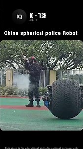 China’s Futuristic Spherical Police Robot in Action | Next-Gen Security Tech 🤖