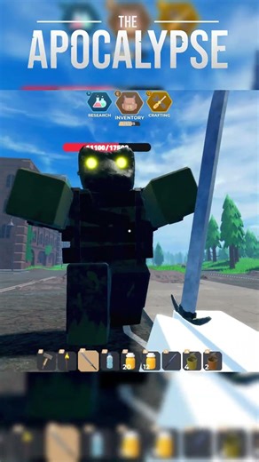 Max Level Sword vs Overgrown Zombie Boss - The Apocalypse Roblox #roblox #theapocalypse #zombie