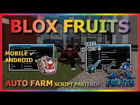 BLOX FRUITS Script No Key AUTO FARM, FAST ATTACK, SEA EVENT, AUTO MASTERY, PREHISTORIC, AUTO RAID
