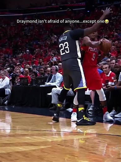 “Draymond only scared of one guy😭”#nba #basketball #draymondgreen #ronartest #fyp